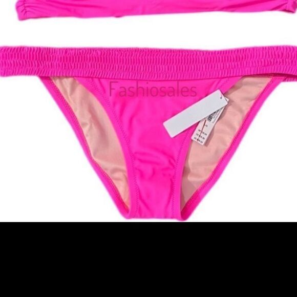 Victorias Secret Swim Push Up Padded Underwire Bikini top & Bottom Set Pink - Picture 5 of 5